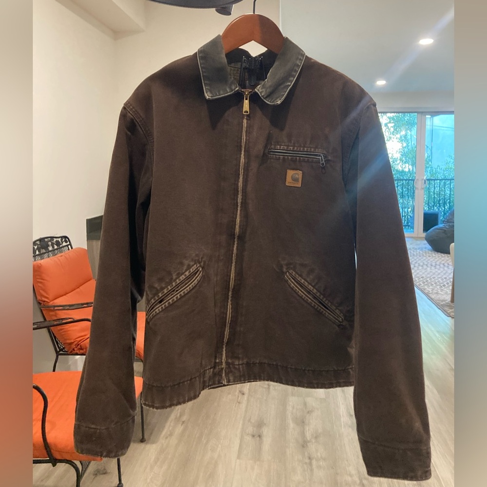 Vintage Carhartt XL Brown Detroit Jacket